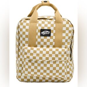 VANS Mini Checkered Backpack in Antelope - Like New!!